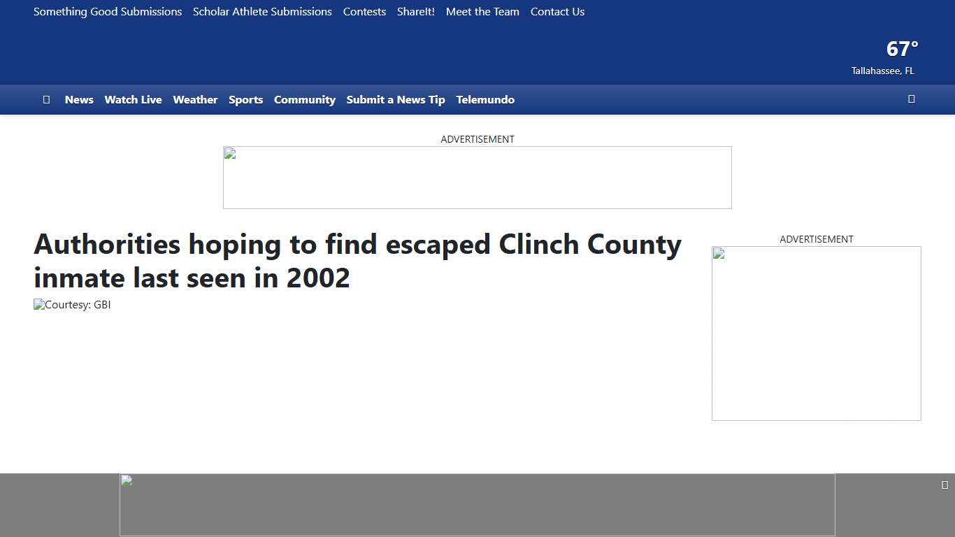 Authorities hoping to find escaped Clinch County inmate last seen in 2002